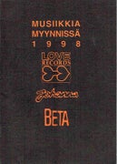 Siboney Oy:n levyluettelo 1998: Love Records, Johanna, Beta