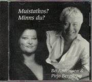 Bo Andersson & Pirjo Bergstr&ouml;m: Muistatkos? - Minns du? CD