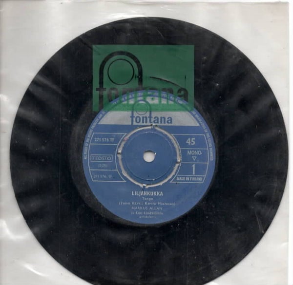 Markus Allan : Liljankukka / Yhden illan yst&auml;v&auml; 7"