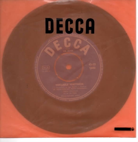 Ulla ja Tiina : Venelaulu Venetsiasta / Colombino 7"