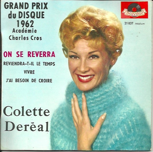 Colette Der&eacute;al : On se reverra -EP