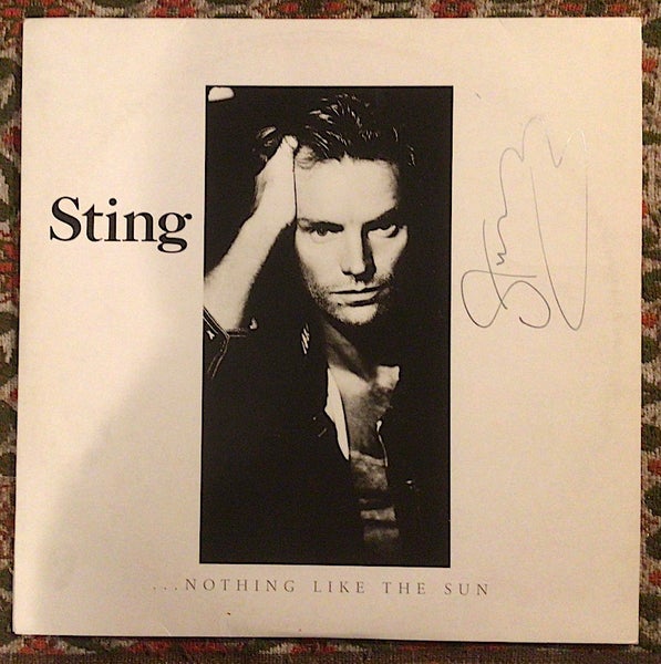 Sting : ...Nothing Like The Sun 2-LP AUTOGRAPHED, Ruisrock 1997