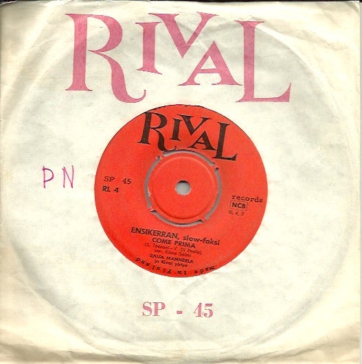 Max Skalkan orkesteri / Raija Mannerla:  La Paloma / Ensikerran 7"