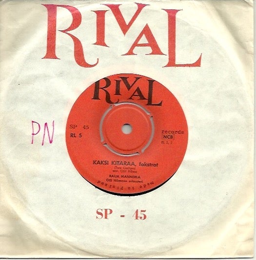 Malte Johansonin orkesteri / Raija Mannerla: High Society / Kaksi kitaraa 7"